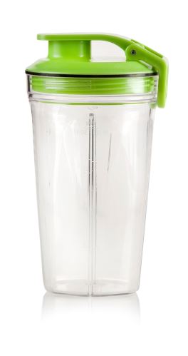 Láhev na smoothie nutri mix transparentní 530 ml - DOMO DO700BL-BK_(1)