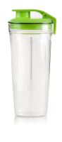 Láhev na smoothie nutri mix transparentní 710 - DOMO DO700BL-BG_(2)